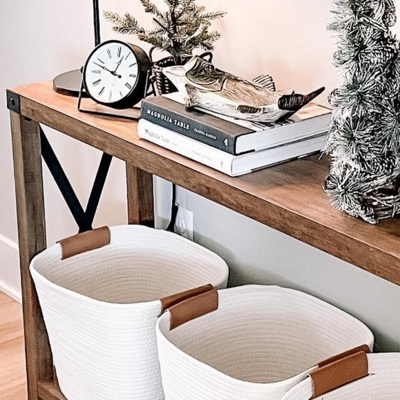 Threshold Other - Decorative Coiled Rope Basket